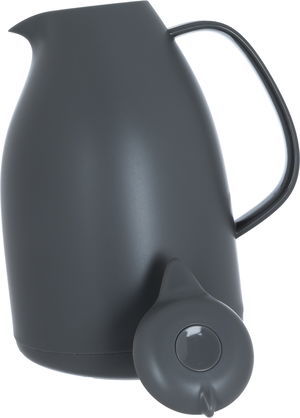 Elegance Penguin Thermos, 1 liter, glass inner container, plastic outer shell - dark grey product image 3