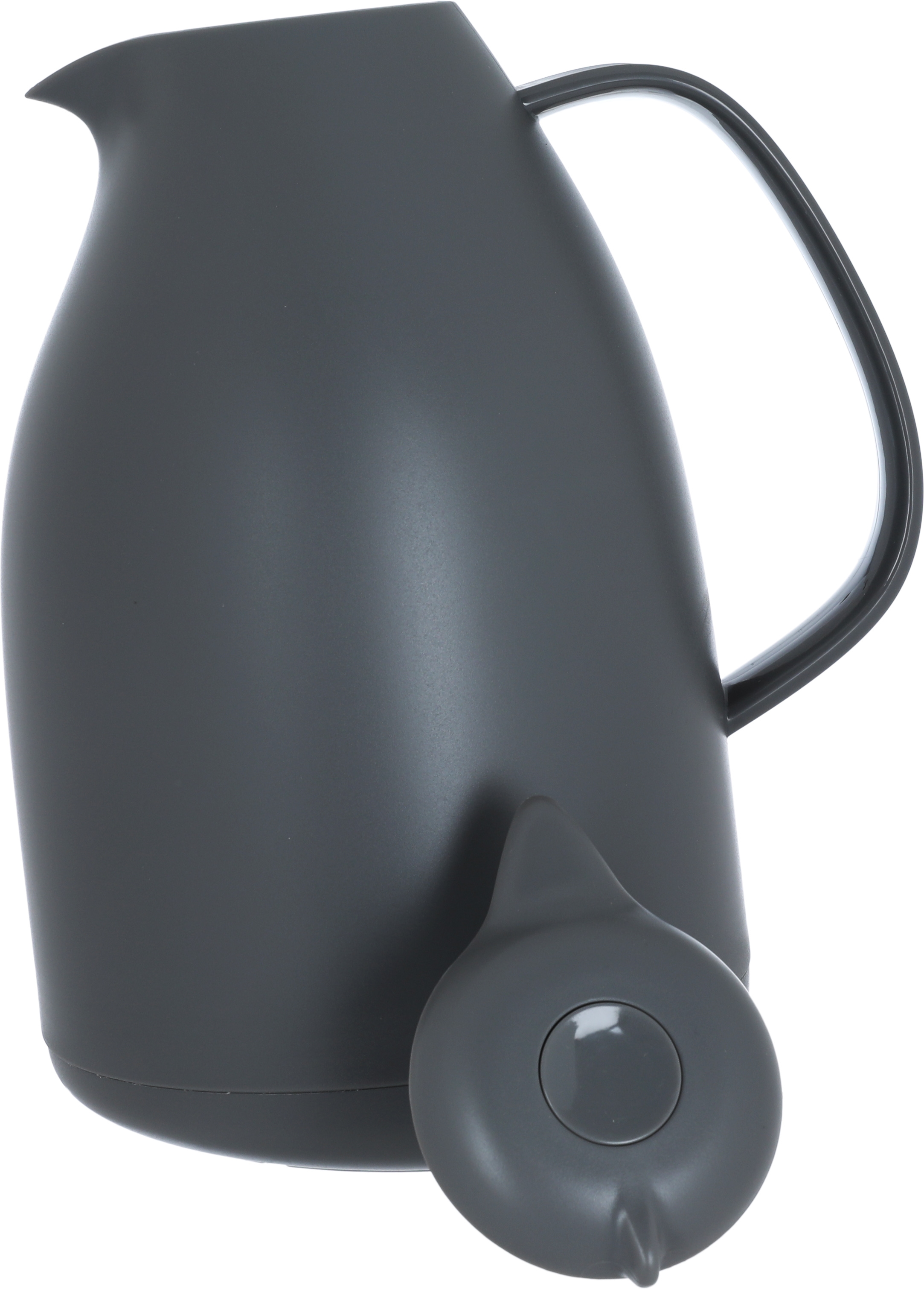 Elegance Penguin Thermos, 1 liter, glass inner container, plastic outer shell - dark grey product image 3