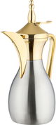 Alsaif plus Thermos in the shape of a Diwan Dallah, 0.75 liters, inner material: glass, pressure cap - silver Gold product image 3