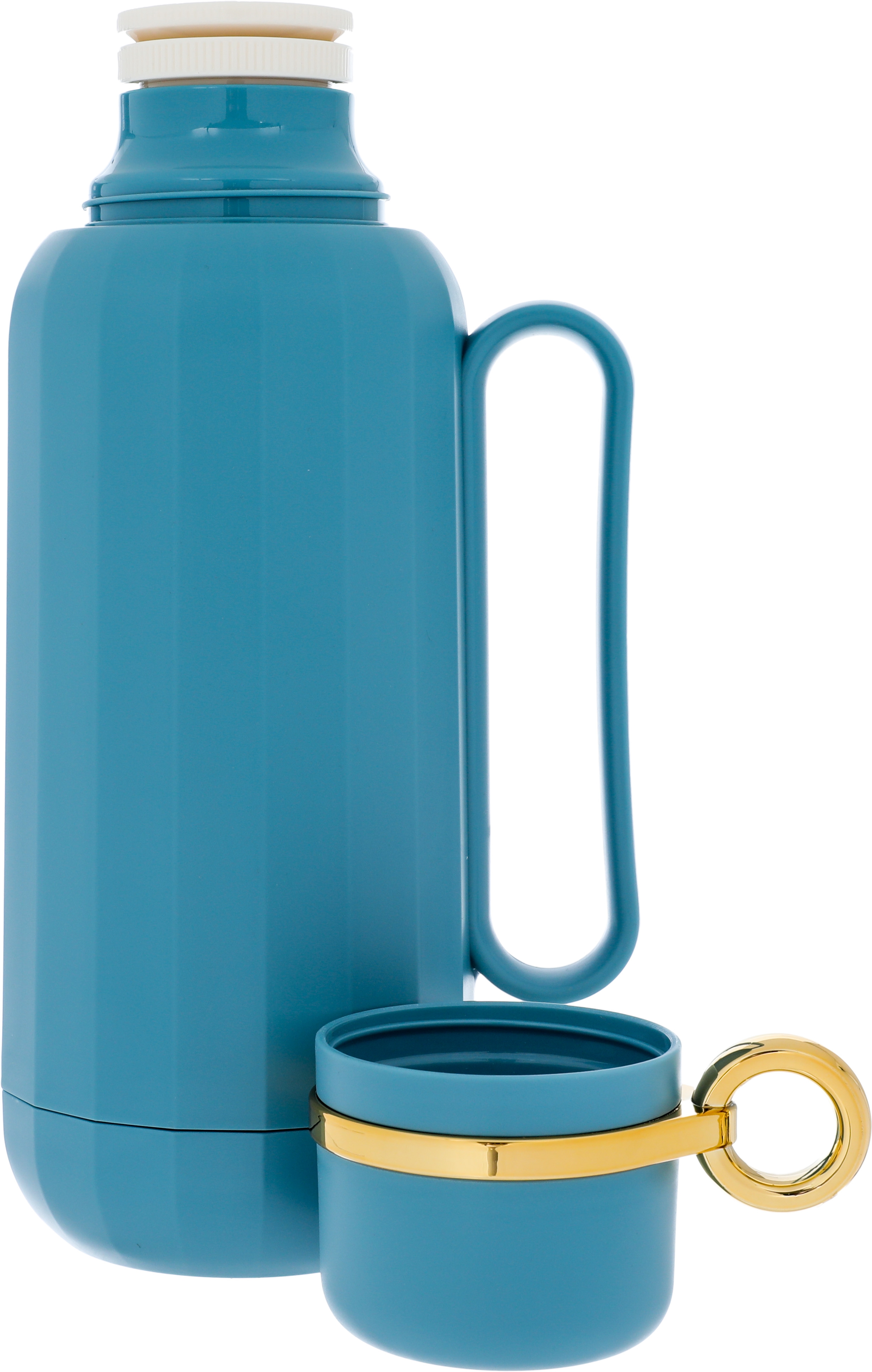 Timeless thermos, 1 liter, thermal glass inner container, plastic outer shell - green product image 2