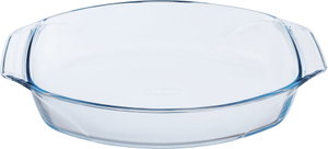 Pyrex Glass Cooking Tray, 38 x 27 x 7 cm - Clear product image 2