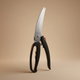 Excellent Houseware Stainless Steel Chicken Scissors, 25 cm - Black product image 1