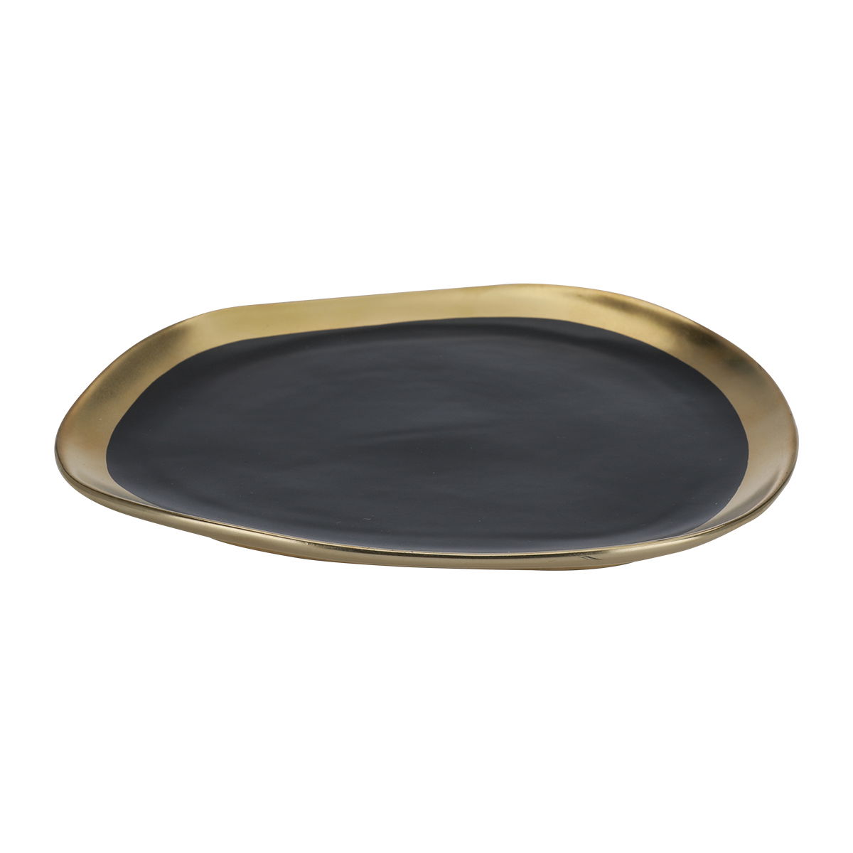 Al Saif Gallery porcelain dessert serving dish, 7 inches - black product image
