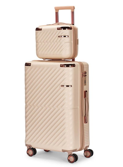 LIMRA Luggage Set, 4 Wheels, 4 Bags, Zipper Closure, 360° Rotating, WM-116 - Gold Beige product image 7