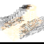 طقم مبخرة خشب، 30x16x12.5 سم، 3 قطع - بيج بني product image 1