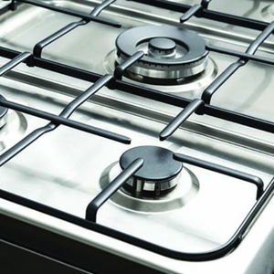 فرن غاز ستانلس ستيل بومباني، 60×90 سم، إشعال ذاتي، 5 شعلات، DIVA90GG5TCIX - فضي product image 2