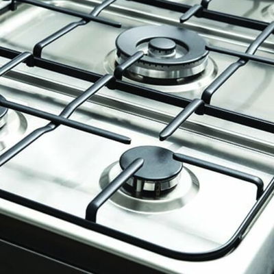 فرن غاز ستانلس ستيل بومباني، 60×90 سم، إشعال ذاتي، 5 شعلات، DIVA90GG5TCIX - فضي product image 2