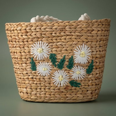 Al Saif Gallery wicker thermos bag, 40 x 30 cm - multi-colored product image 1