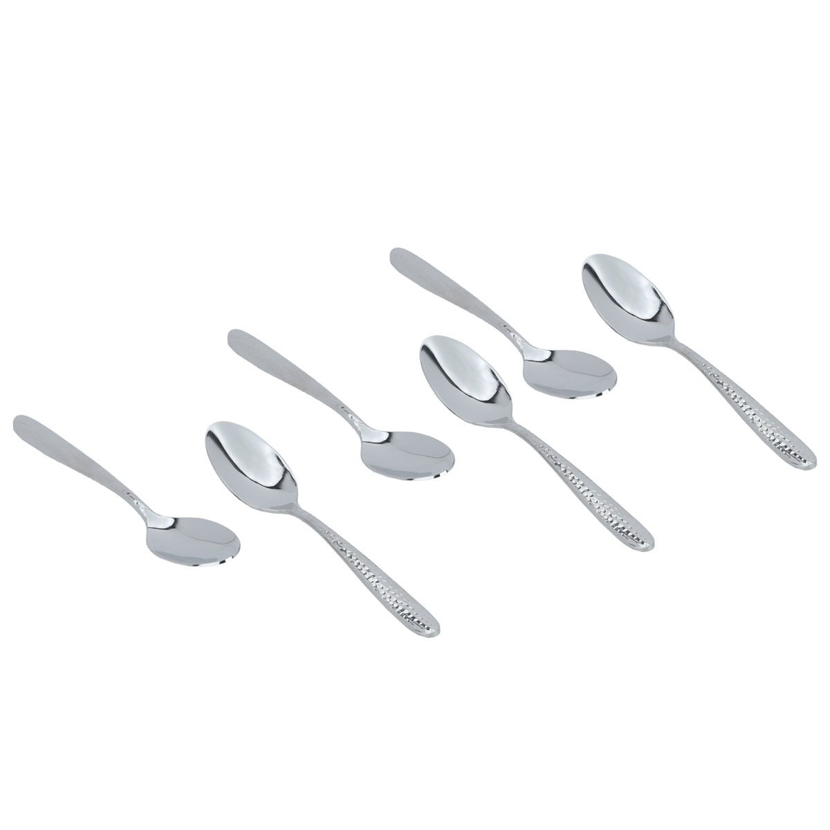 Al Saif Gallery steel cutlery set, 24 pieces - silver product image 5