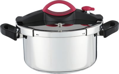 طقم قدور ستانلس ستيل سيترام، قطعتين، 4/6 لتر - فضي اسود product image 2