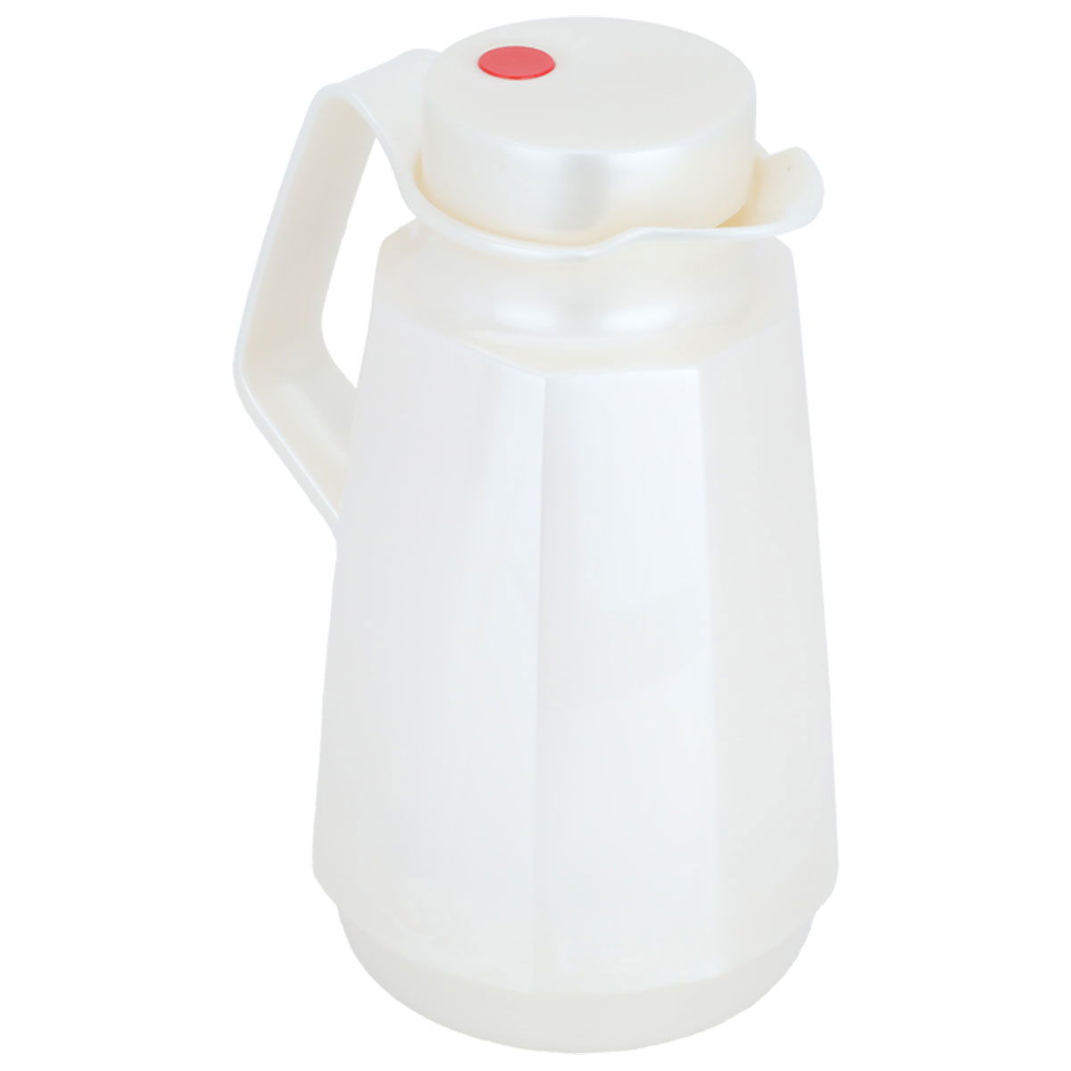 Rotpont glass thermos, 1 liter, plastic outer shell - white product image 2