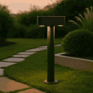 Norco Aluminum Garden Post, GU10 Base, 60x26.5cm, 60x26.5cm - Black product image