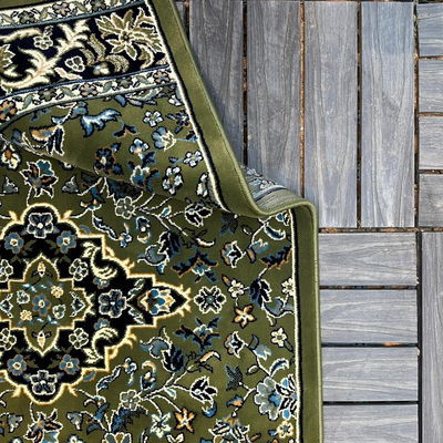 مجموعة سجادة صلاة الروضة سجادتي، 5 قطع، سماكة 4 مل، 70×110 سم، P-RO-5-02-V5 - اخضر product image 3