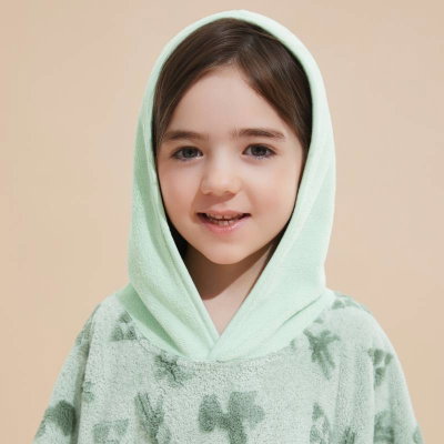 كابا اطفال كورال فليس ريفي، 65×60 سم - اخضر فاتح product image 4