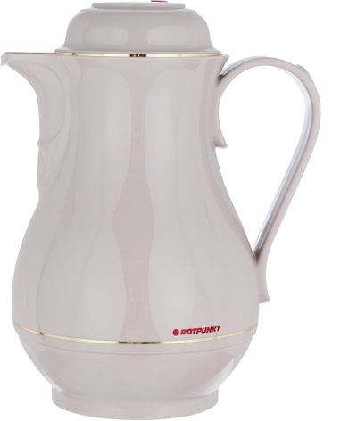 Rotpont thermos, 1 liter, glass inner container, plastic outer shell - light pink product image 2