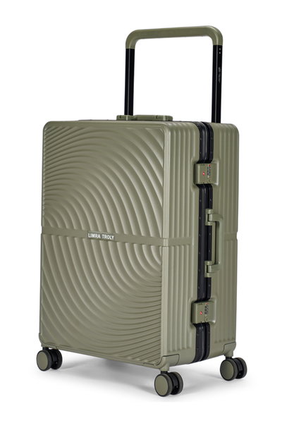 طقم شنط سفر بولي كربونات ليمرا، 2 مقاس، 4 عجلات، LMA-1915 - اخضر product image 3