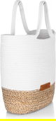 Al Saif Gallery wicker thermos bag, 36 x 36 cm - white product image 2