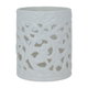Al Saif Gallery porcelain spice jar set, perforated - white and gold product image 5