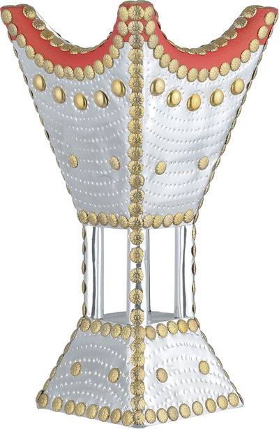 مبخرة باكستاني ستانلس استيل، 16x16x30 سم، قاعدة - متعدد الألوان product image 2