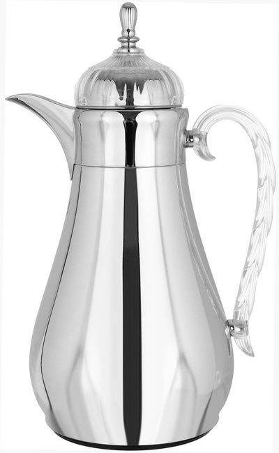 Al-Saif Gallery Al-Hanouf thermos set with tray, 3 pieces - silver product image 3