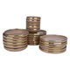 طقم سفرة بورسلان السيف غاليري، 24 قطعة - بني product image 1