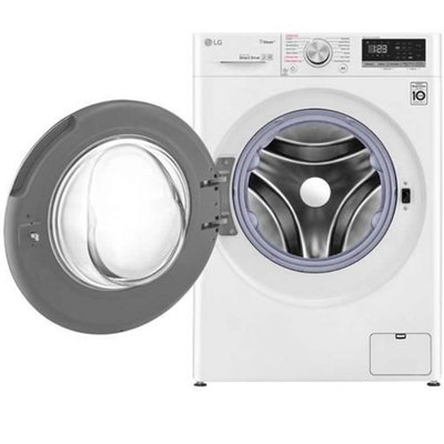 LG WSV0805WH Front Load Washer Dryer, 8 kg wash / 5 kg dry, 100% drying, AI DD, Steam+, Wi-Fi - White product image 2