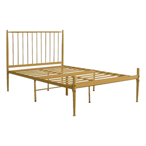 Modern iron bed, 35×90×190 cm - Gold product image 2