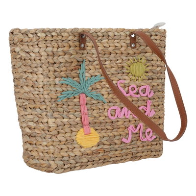 شنطة ترامس خوص السيف غاليري، 40×30 سم - بيج غامق product image 3