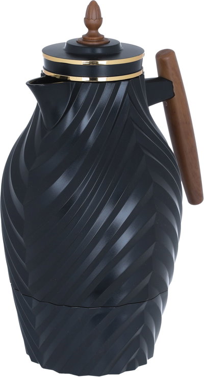 ترمس نورة إفرست، 1لتر، حافظة داخلية زجاج حراري - أسود product image 3