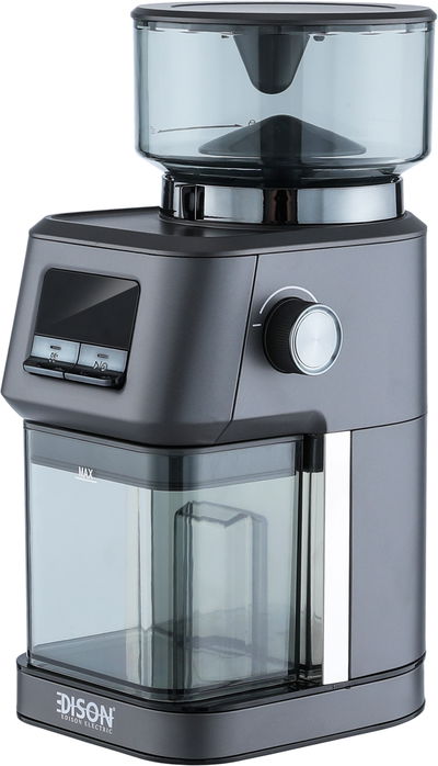 Edison CG9412-GS Coffee Grinder, 150 Watts, 310g, Digital Display - Dark Grey product image 2