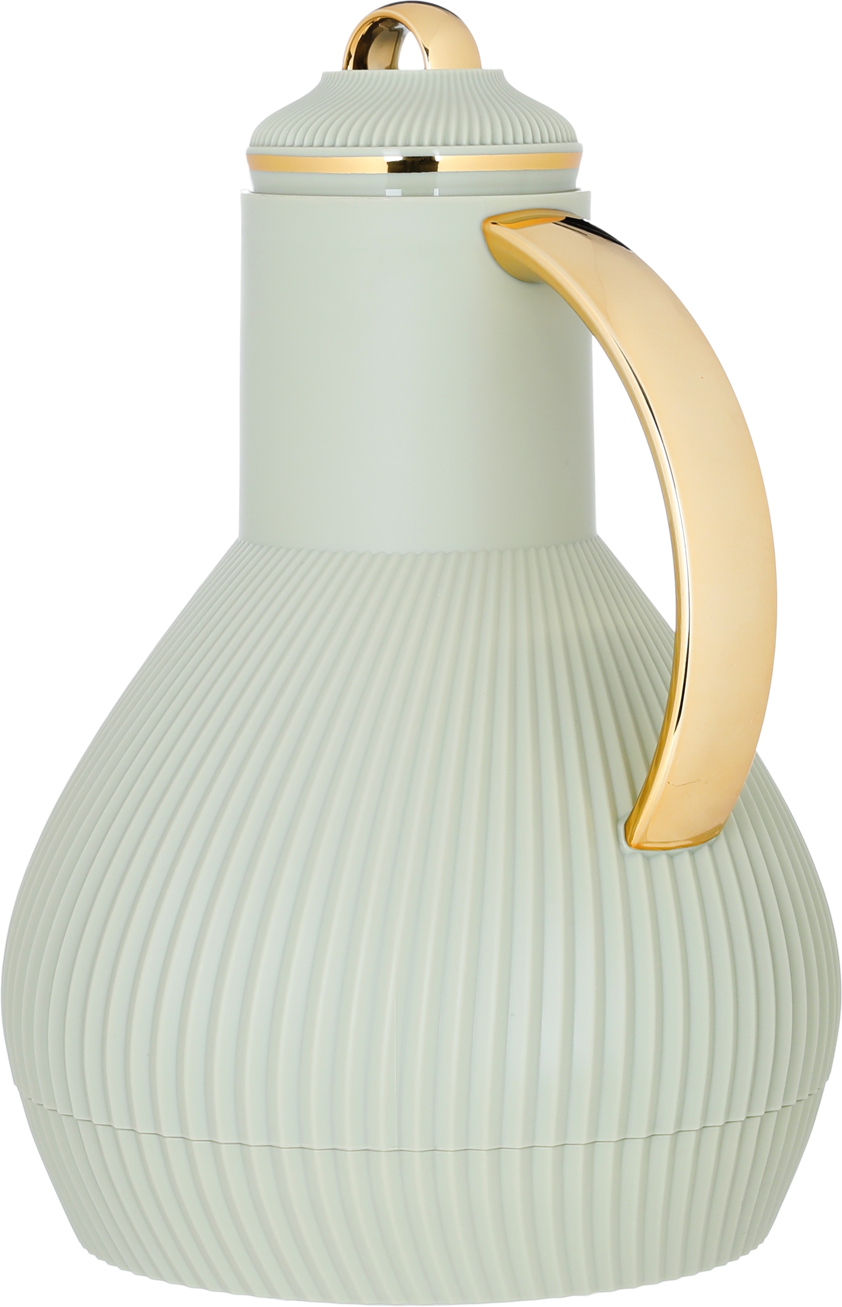 Al Saif Gallery Alia thermos, 1 liter, thermal glass inner container, plastic outer shell - olive green product image 4