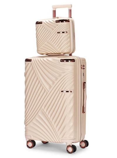 LIMRA Luggage Set, 4 Wheels, 4 Bags, Zipper Closure, 360° Rotating, WM-161 - Beige product image 4