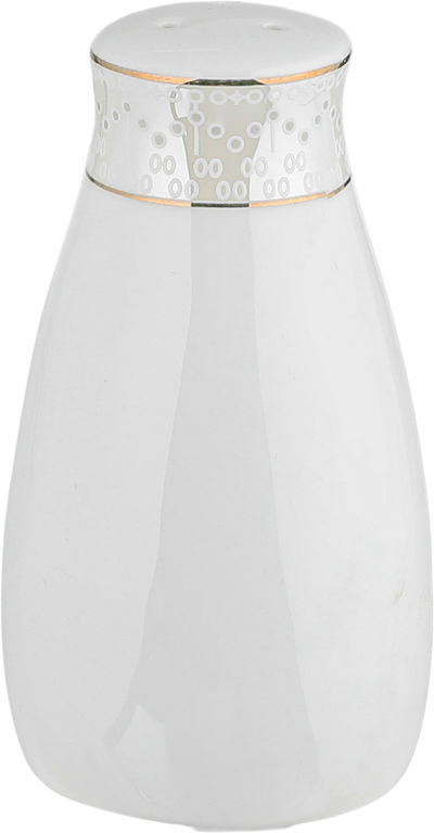 طقم تقديم سفرة بورسلان السيف غاليري، 86 قطعة - أبيض فضي product image 7