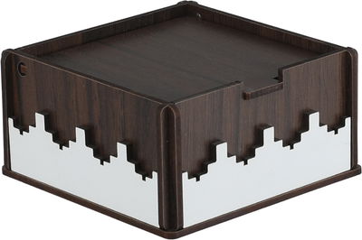 طقم مبخرة خشب ارث السيف غاليري، 31x14x10 سم - بني داكن ابيض product image 4