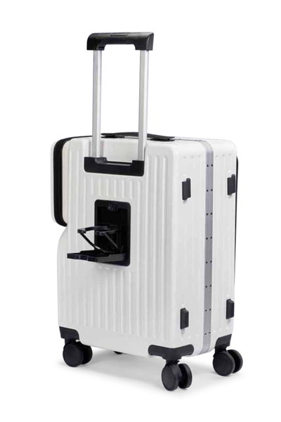 شنطة سفر بولي كربونات ليمرا، 20 بوصة، 4 عجلات، BT-57 - أبيض product image 4