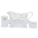 طقم سفرة بورسلان السيف غاليري، 166 قطعة - أبيض product image 4