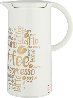 ترمس الماني هليوز، 1 لتر،حافظة داخلية زجاج - كريمي ذهبي product image