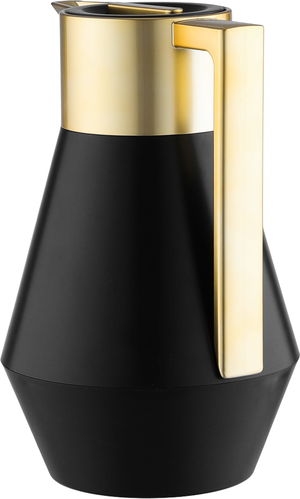 Everest Lydia Thermos, 1 liter, thermal glass inner shell, plastic outer shell - black product image 2