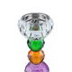 Al Saif Gallery Glass Incense Burner, 8x8x16 cm - Multicolor product image 2