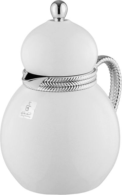 ترمس دلة تميم 9 ستانلس استيل السيف غاليري، 0.7 لتر، يد فضي، خدمة ذاتية، ضغاط - أبيض فضي product image 3