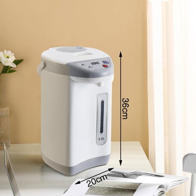 غلاية كهربائية ستانلس ستيل ويننج ستار، 3 لتر، 1800 واط، ST-6026 - ابيض product image 4