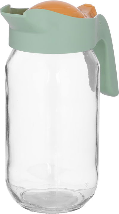 جيك زجاج مع غطاء هيرفين، 1 لتر - اصفر شفاف product image 3
