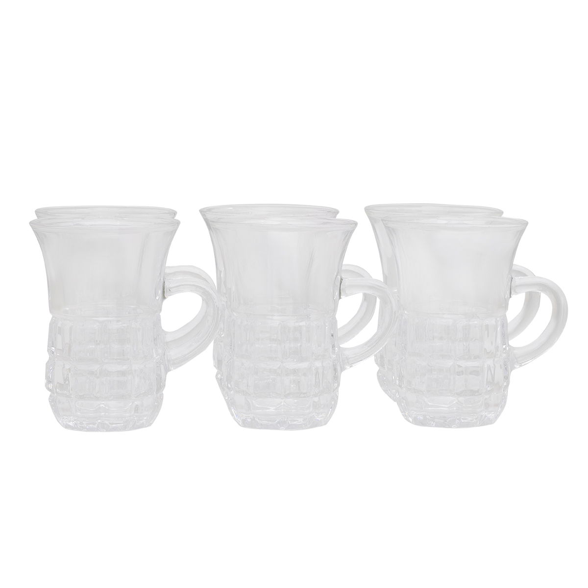 Al Saif Gallery Glass Tea Bialat Serving Set, 6 Pieces - Clear product image 2