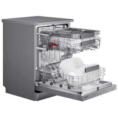 غسالة صحون سامسونج، 14 مكان، 8 برامج، DW60A8050FS/YL - فضي product image 5