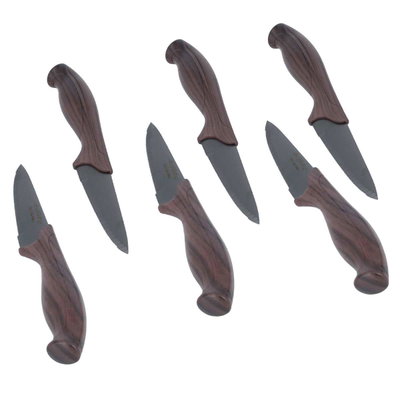 طقم سكاكين فاكهة أستيل السيف غاليري، 6 قطع - بني product image 3