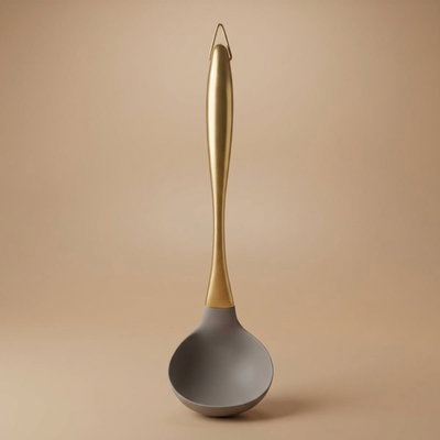 ملعقة غرف سيليكون السيف غاليري، يد استيل - ذهبي product image 1