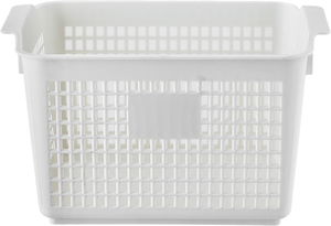 Saifso Plastic Storage Basket, 19.7x13.7x11.7 cm - Beige product image
