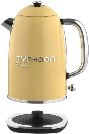 غلاية كهربائية تايفون، 2200 واط، 1.8 لتر، يد فضي، TY-01-002 Y - اصفر product image 2