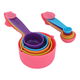 طقم ملاعق قياس بلاستيك السيف غاليري، 10 قطع - ملون product image 1