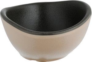 زبدية تقديم ميلامين السيف غاليري، 9.5x8x4.5 سم، دائري عميق - بيج رمادي product image